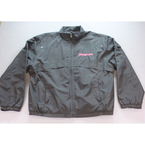 Snap-On Spectator Jacket Men’s Size Large L Black Snap On Tools Vented Full Zip - Picture 1 of 11